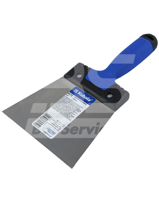 Spatule 140 mm Poignée en acier inoxydable Kubala bleu caoutchouté (0572) photo