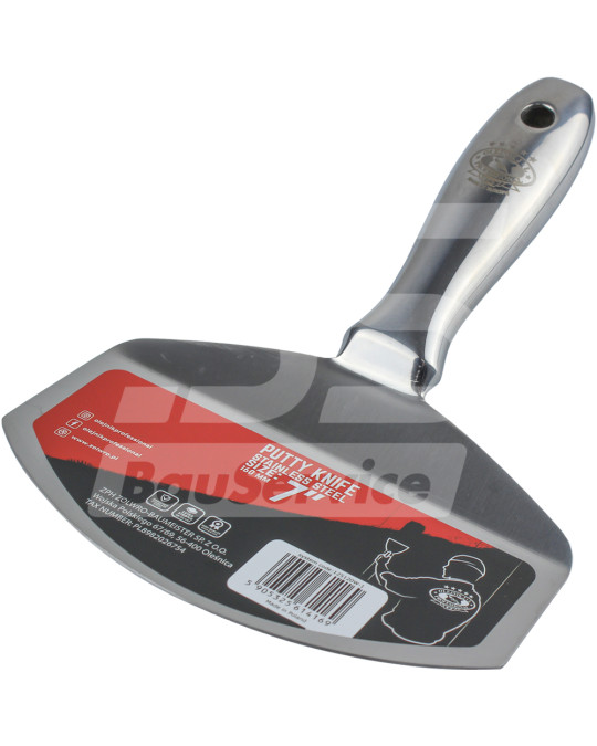 Spatel 160 mm van roestvrij staal voor het mengen vanuit een Olejnik-emmer foto