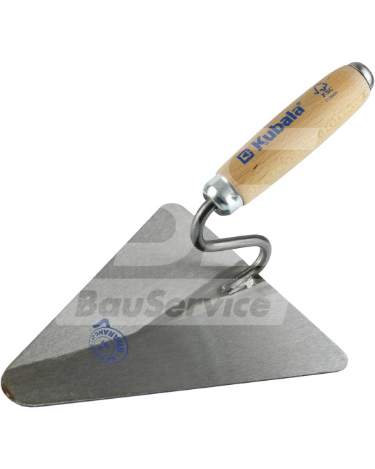 Mistrie (triunghiulară) 200×190 mm mâner din oțel inoxidabil de fag Kubala foto