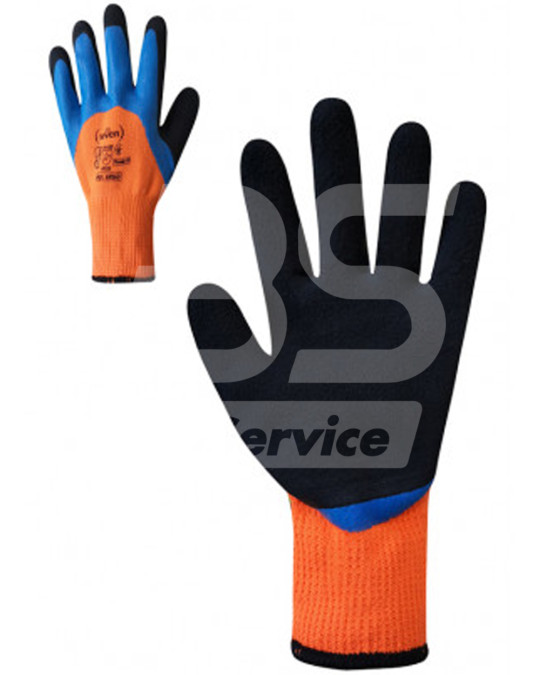 Перчатки утепленные синтетические Seven с латексным покрытием 3/4 10 (XL) фото