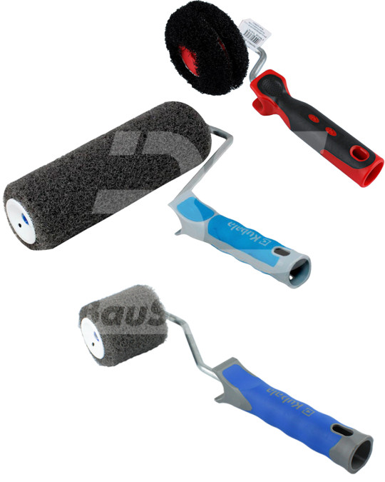 Kubala+Olejnik set of rollers for putty and finishing coating 3 items photo