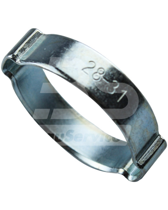 Grampo de crimpagem 3/4" com 2 orelhas 28/31 mm foto