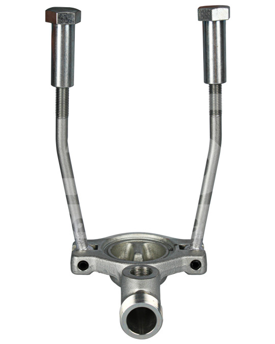 Flanșă inferioară tip D Putzmeister MP25 Original cu știfturi (fără manometru) foto