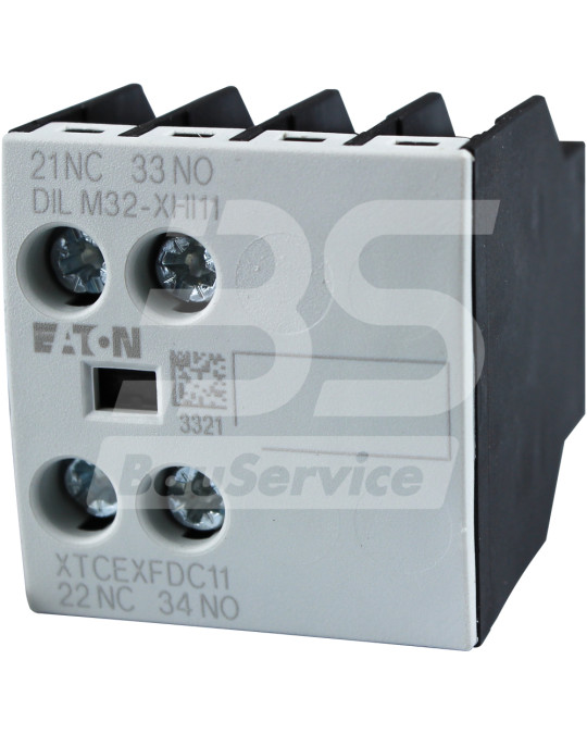 Contator adicional 2 grupos 1NO/1NC DILM32-XHI11 (para DILM17-10) foto