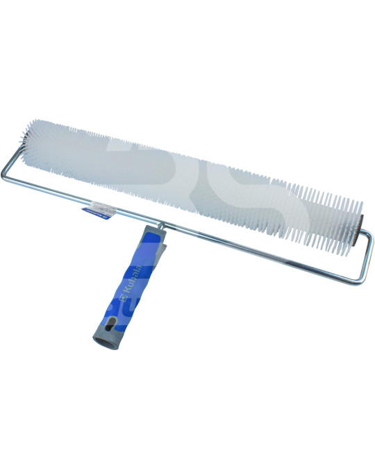 Rolo plástico para remoção de ar de pisos autonivelantes 75x500 mm espigão 17 mm Kubala foto