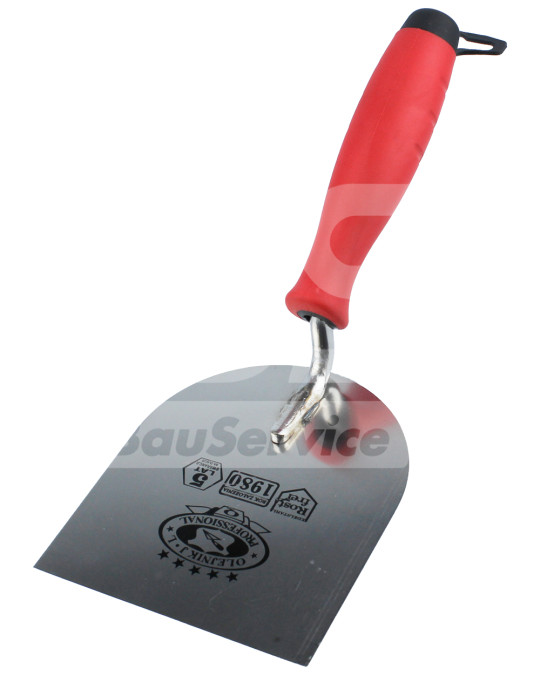 Espátula (espátula) de reboco 100 mm cabo de dois componentes em aço inoxidável Olejnik foto