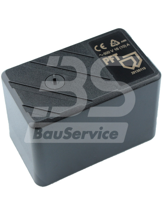 A tampa protetora do relé do manômetro PFT Original 500V é preta foto