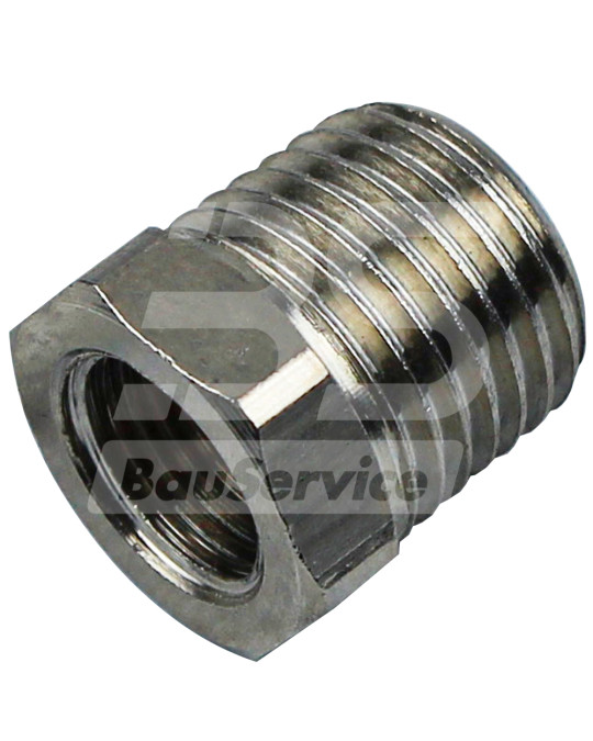 Adaptador 1/4"-1/8" rosca macho-fêmea foto