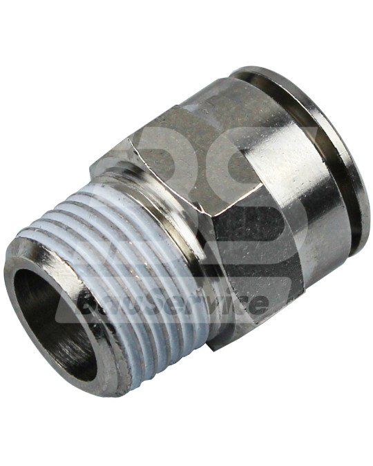 Snelkoppeling MA11,12,3/8PTFE buitendraad foto