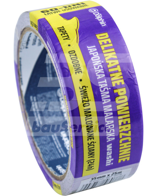 Smetelkape 35 mm x 25 m blauw dolphin delicaat foto