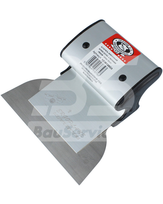 Шпатель механічний 150 мм (0,5 мм) Olejnik алюмінієва ручка фото