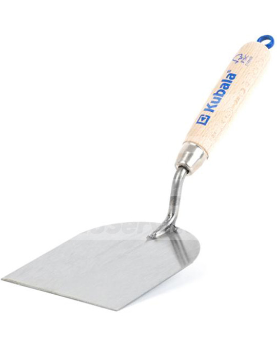 Espátula (espátula) reboco 100 mm cabo reto de aço soldado faia lacada Kubala foto