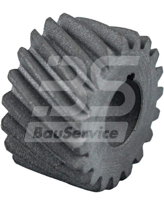 A engrenagem do motor Z-19 do tambor de alimentação PFT DF31 M1P4. foto