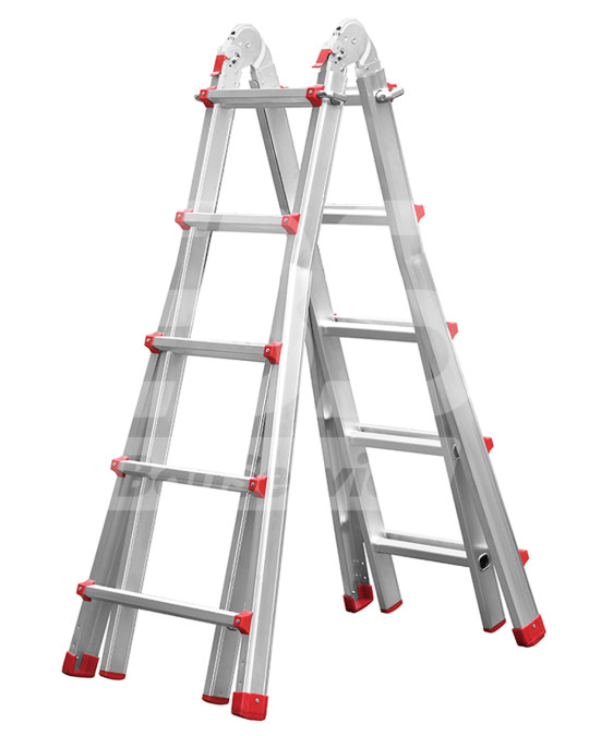 Escada transformadora de alumínio 4x5 degraus (305) foto