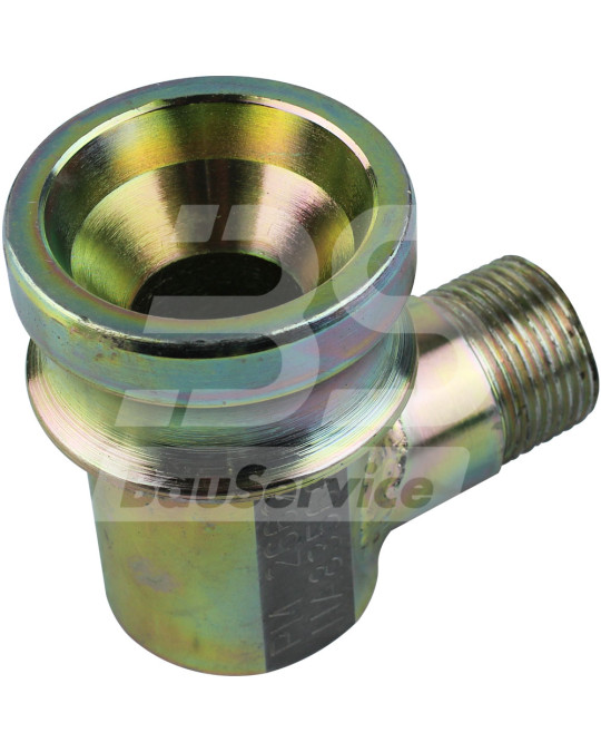 Verbindungsstück Stahl Putzmeister P13 Bogen Foto