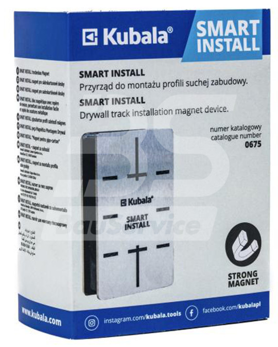 Nível magnético para instalação de drywall Kubala Smart foto