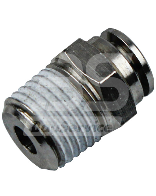 Snelkoppeling 6 mm 1/4" buitendraad foto