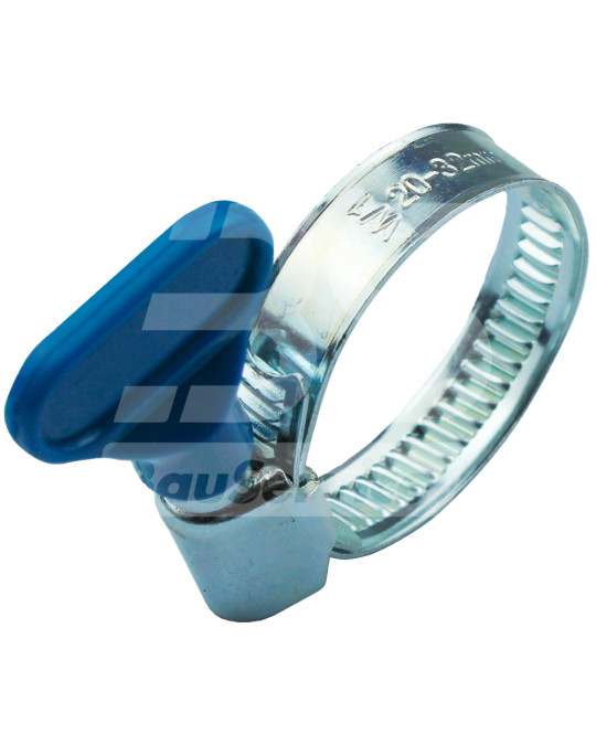 Braçadeira borboleta para mangueira 20-32 mm foto