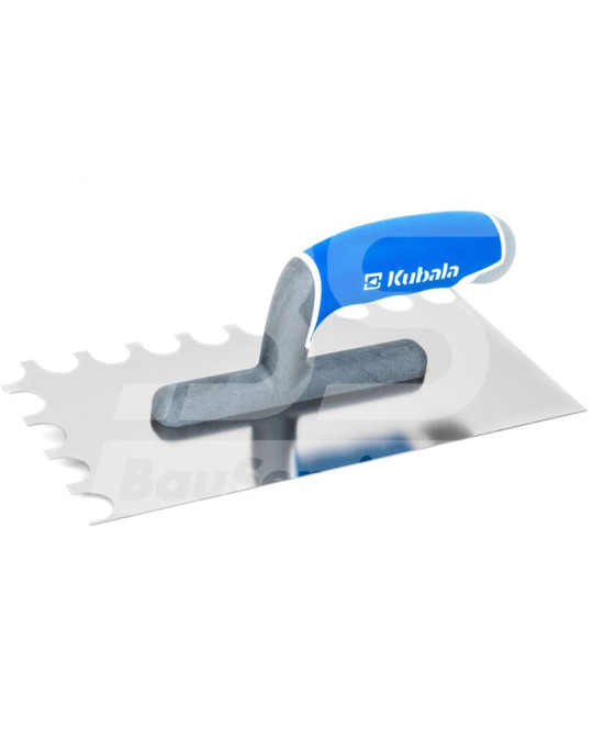 Тертка нержавіюча сталь 130х270 мм круглий зуб 15x20 мм ручка 3K Master Line XL Kubala фото