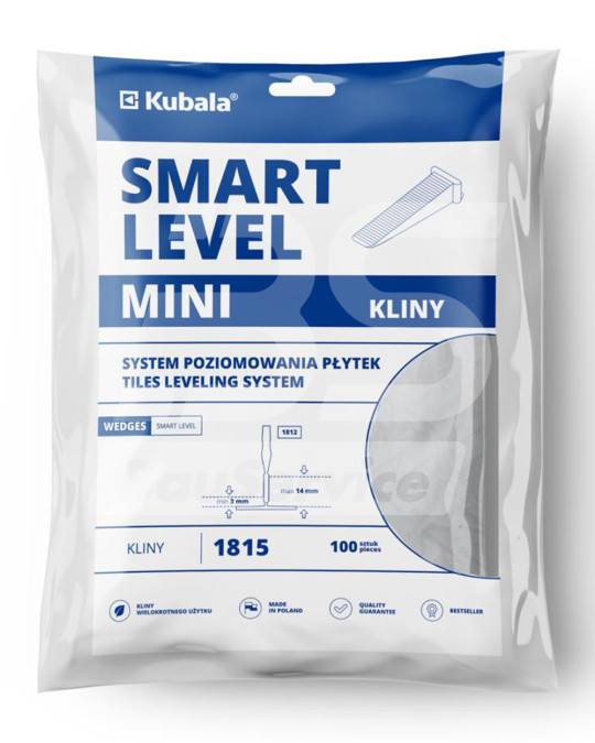 Clipes (grampos) 1,0 mm para ladrilhos SMART LEVER MINI Kubala (pacote com 100 unidades) foto