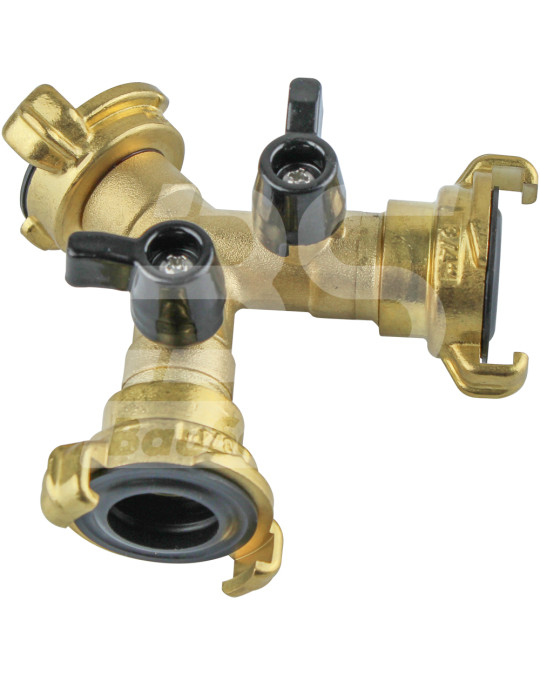 Conexão GEKA tee com torneiras foto