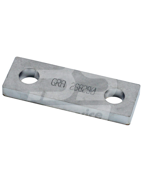 Borgplaat 60x20x6 mm voor de as van de as voor bevestiging van de bak Putzmeister М740/1/2 Origineel foto