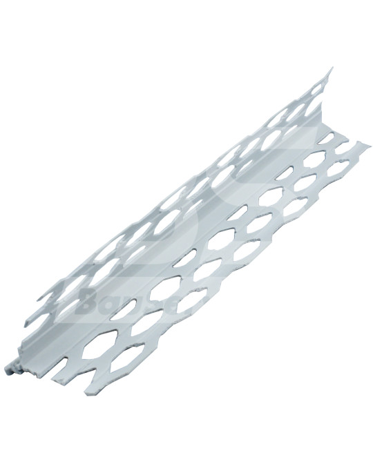 Кутник під штукатурку тип B білий 100% PCV пластик 3 м фото