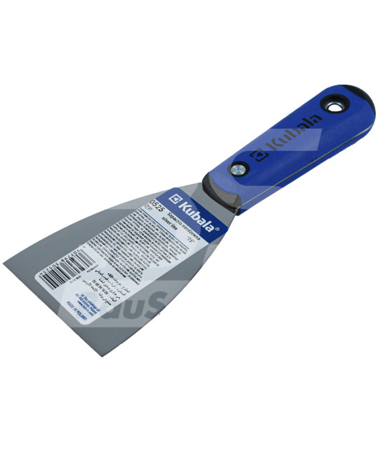 Spatola 80 mm manico in acciaio inox gommato Kubala SILVER LINE foto