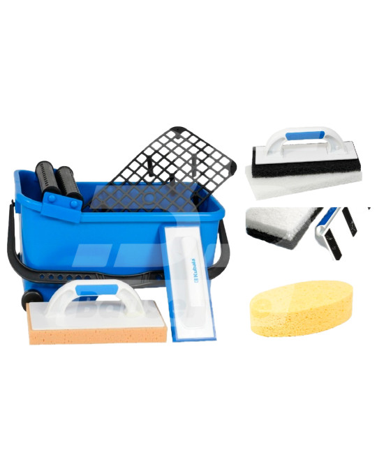 Găleată de faianta din plastic 20 l (set nr. 3) Kubala foto