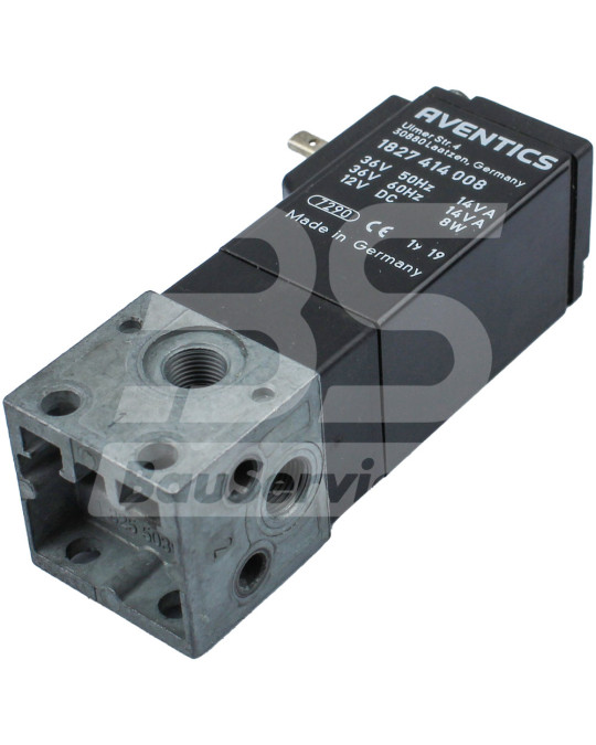 Válvula pneumática 12V 3/2" (solenóide) Brinkmann Putzmeister М740/1/2 Original foto