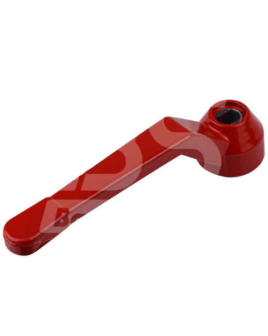 Punho de torneira de ar original Putzmeister vermelho foto