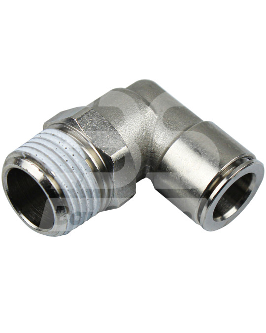 Conexão angular desmontável rápida 12 mm rosca externa 1/2" (canto) foto