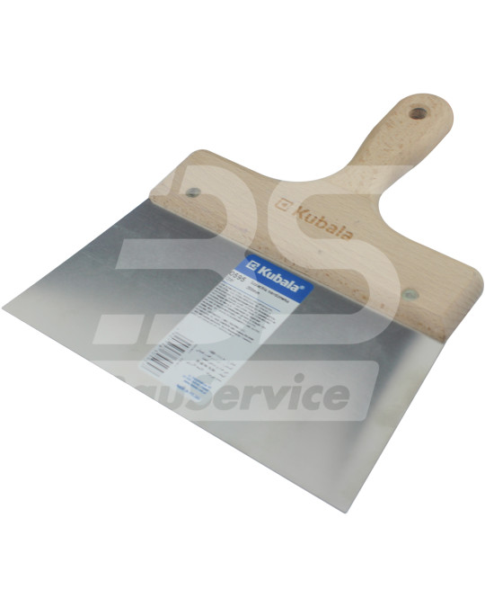 Шпатель 200 мм нержавіюча сталь ручка букова Kubala фото