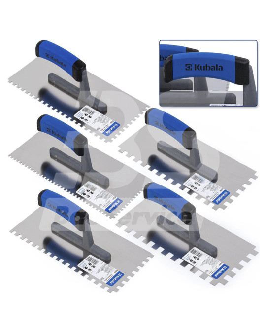 Набір терток нержавіюча сталь 130х270 мм Kubala 5 шт фото