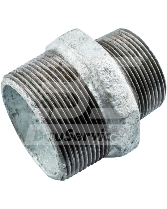 Niple - transição de rosca macho-macho de 2" para 1 1/2" foto