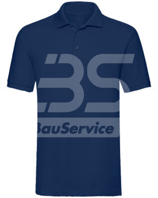 Gipser-Poloshirt KNAUF XL dunkelblau Foto