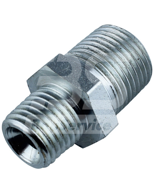 Encaixe de rosca macho-macho de 1/4"x3/8" foto