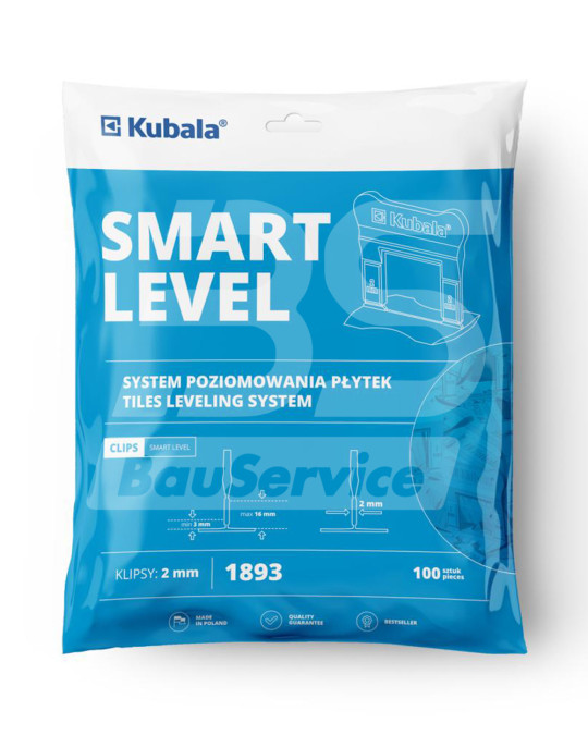 Clipes (grampos) 2,0 mm para ladrilhos SMART LEVER Kubala (embalagem 100 unid.) foto