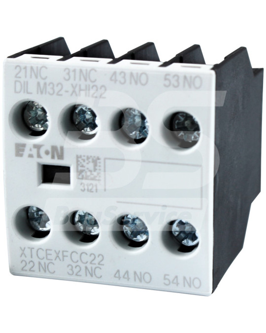 Contator adicional 4 grupos 2NO/2NC DILM32-XHI22 (para DILM17-10) foto