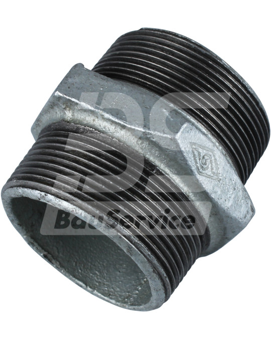 Niplu - adaptor 2 1/2" x 2 1/2" tată-tată filet Putzmeister foto