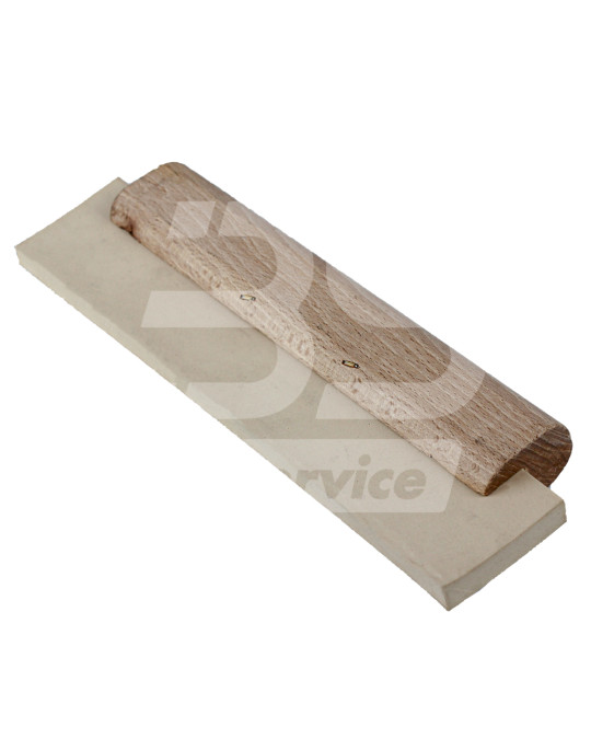 Spatula 135 mm rubber white handle beech Kubala photo