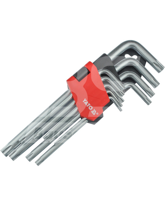 Набір ключів TORX Г-образні YATO Т10-Т50 короткі 9 шт фото