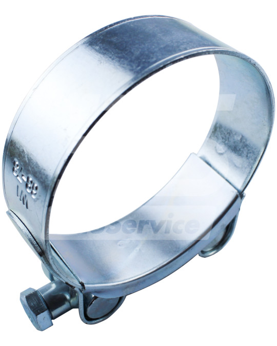 Хомут на шланг 50 мм силовой 68-73 мм стальной оцинкованный для шланга NORTH FIGHTER фото