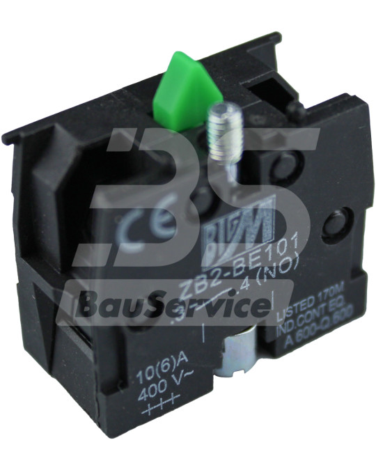 Das Kontaktelement des Schaltknopfes ist grün BigM Foto