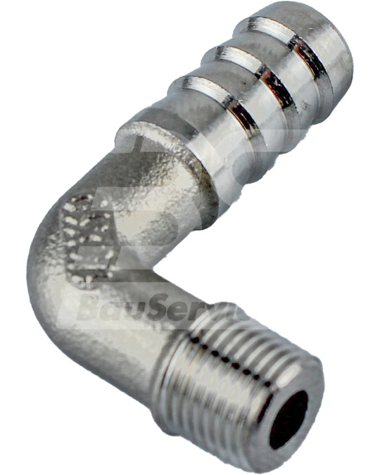 Aansluithoek 1/8" buitendraad d 10 mm foto