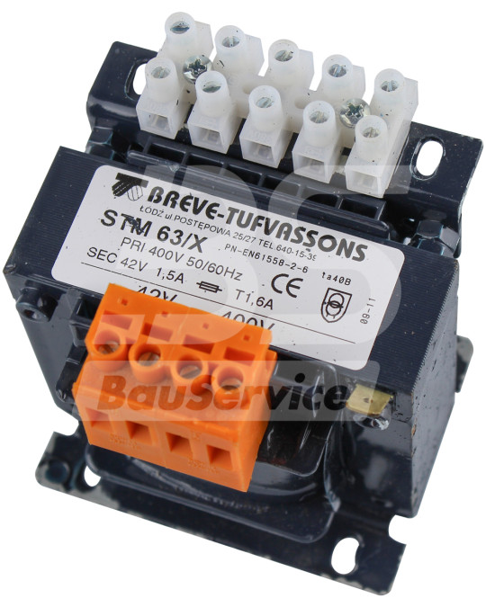 Transformador de controle 400V/42V sem fusíveis kaleta foto