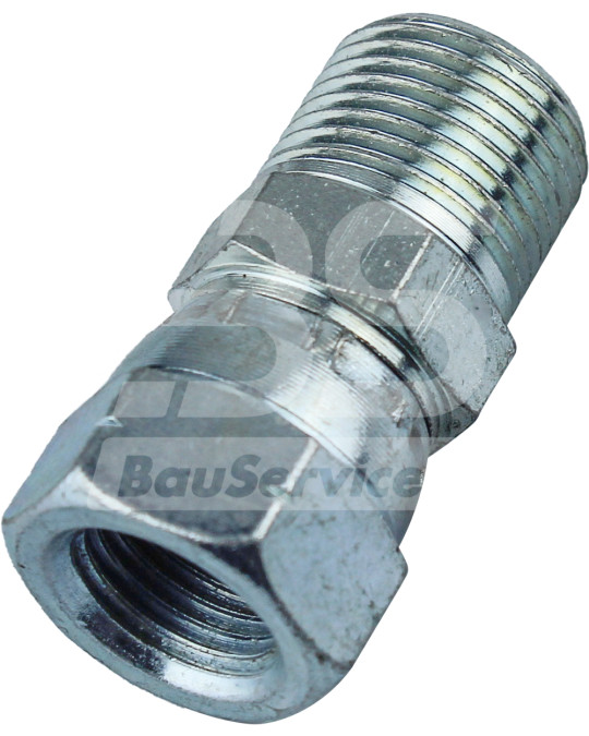 Fitting 3/8"x1/4" buitendraad foto