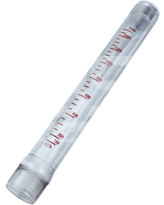 Tub debitmetru apa 150-1500 l/h sticla ECO (balon) foto