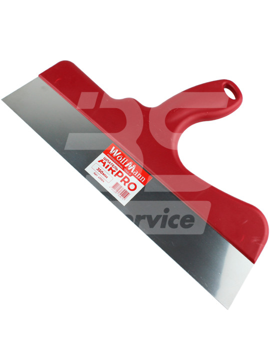 Шпатель 350х53 мм нержавіюча сталь ручка пластмасова WoffMann фото