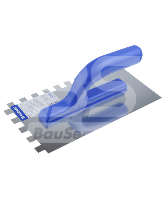 Тертка нержавіюча сталь 130х270 мм зуб 12х12 мм ручка пластмасова Kubala фото